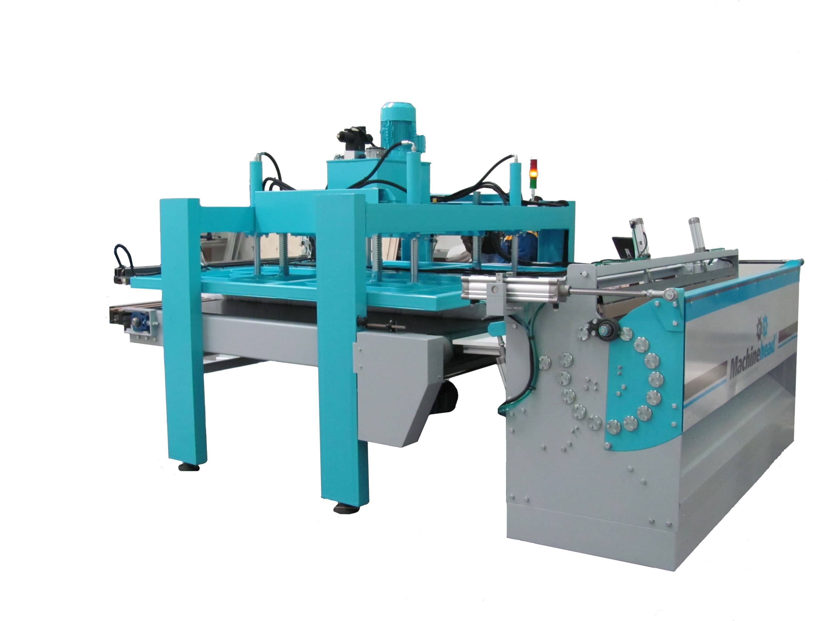 Compressing and roll-packing machine